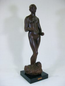 保田龍門「裸婦立像」1924年頃 H60,5cm