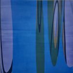 「MILKY BLUE」2020年 油彩・キャンバス 100×100cm（S40号）