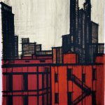 B.ビュッフェ「ニューヨーク#59」1964年 リトグラフ 66×49cm