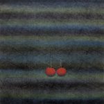 浜口陽三「2つのさくらんぼ」1958年 カラーメゾチント 19,4×19,3cm