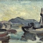 「綱不知」油彩　SM