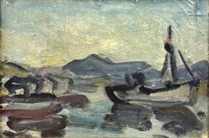 「綱不知」油彩　SM